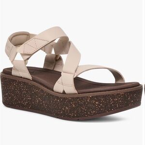 Teva Madera Wedge Sandals, Size 5, Birch